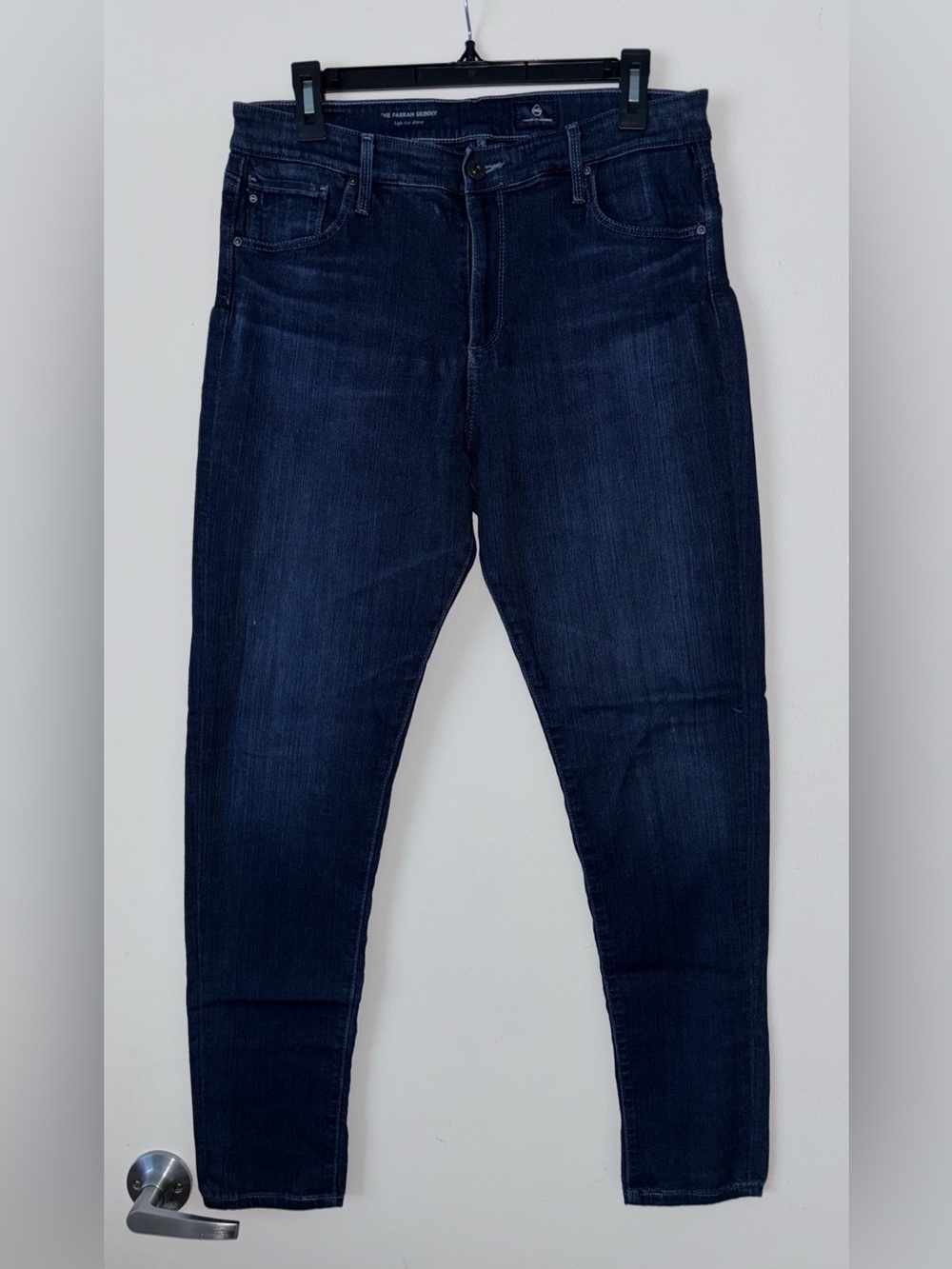 AG The Farrah Skinny High Rise Stretch Jean Sz 32